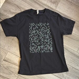 Heavyweight Black Binary Code T-Shirt